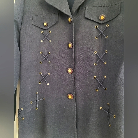 EMBLEM Navy Blue Blazer - Picture 2 of 4